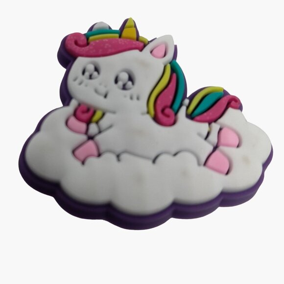Unicorn Cat Shoe Charm Cloud - Picture 1 of 3